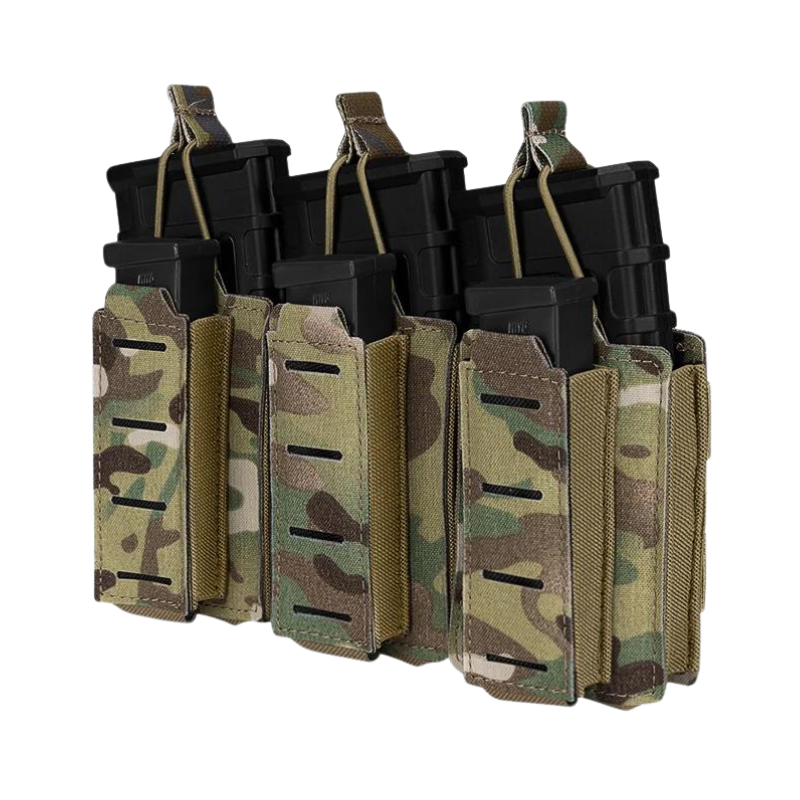 Porta Carregador Modular Fast Triple Mag 9mm/5.56 - Woodland